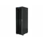 Lanberg Επιδαπέδια Καμπίνα Rack 42U 60x100x204.7cm Μαύρο FF01-6042-12B
