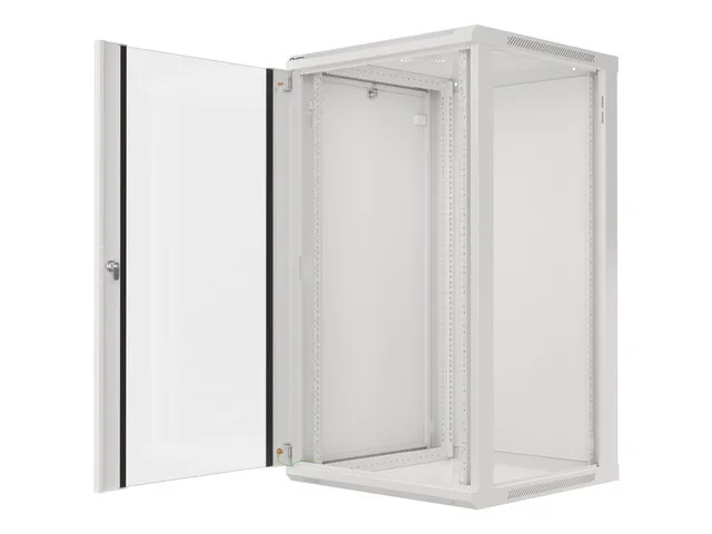 Lanberg Επιτοίχια Καμπίνα Rack 22U 60x60x108.5cm Γκρι WF01-6622-10S - Image 1