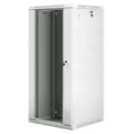 Lanberg Επιτοίχια Καμπίνα Rack 27U 60x60x130.7cm Γκρι WF01-6627-10S