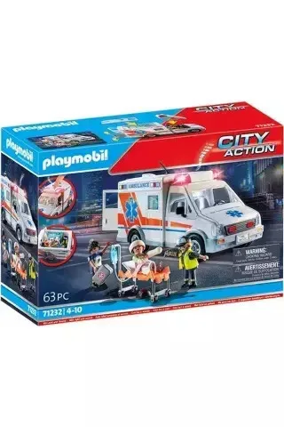 Playmobil City Action Ασθενοφόρο για 4-10 ετών 71232 - Image 1