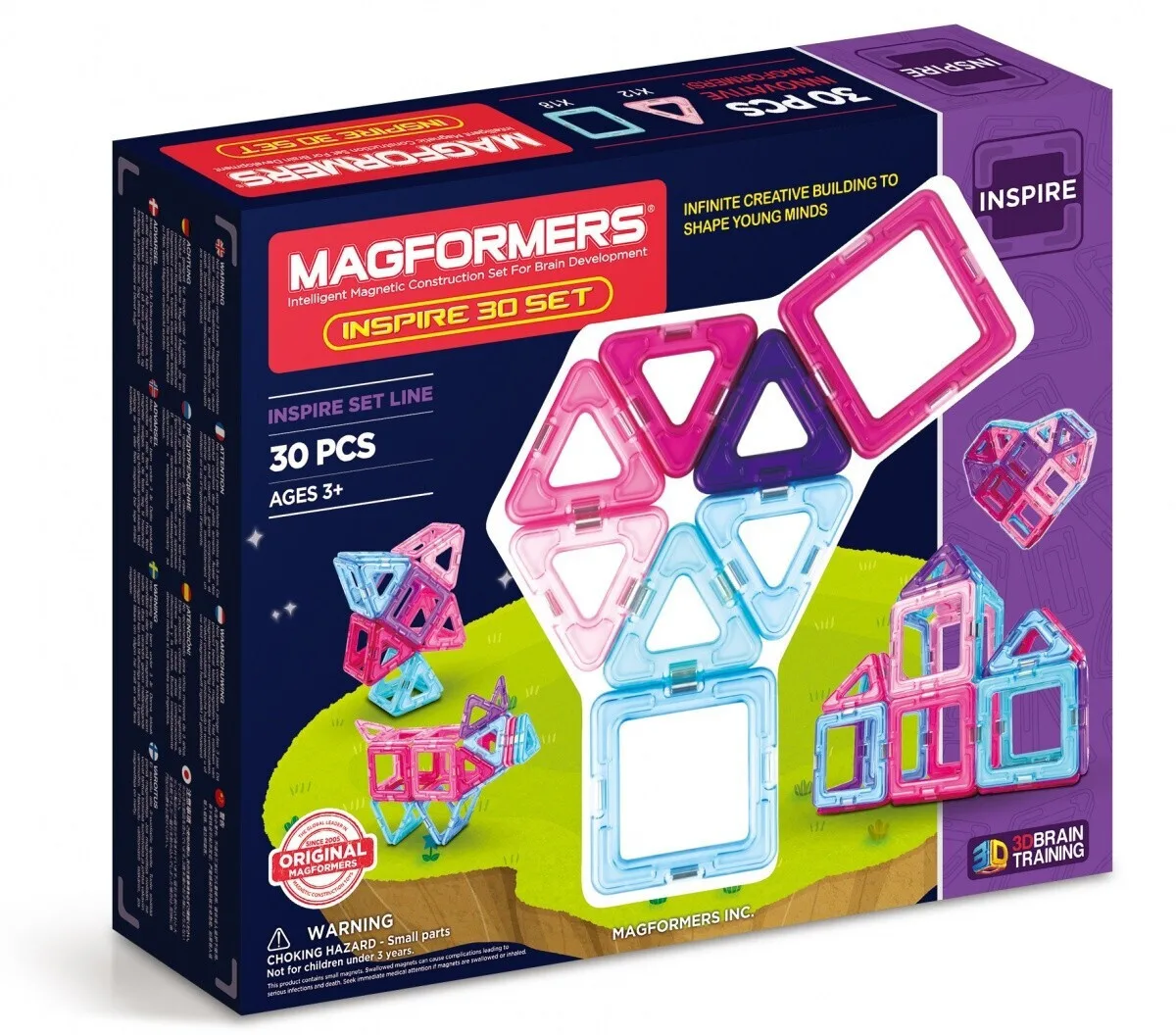 Magformers Μαγνητικό Παιχνίδι Κατασκευών Inspire για Παιδιά 3+ Ετών 005-704002 - Image 1