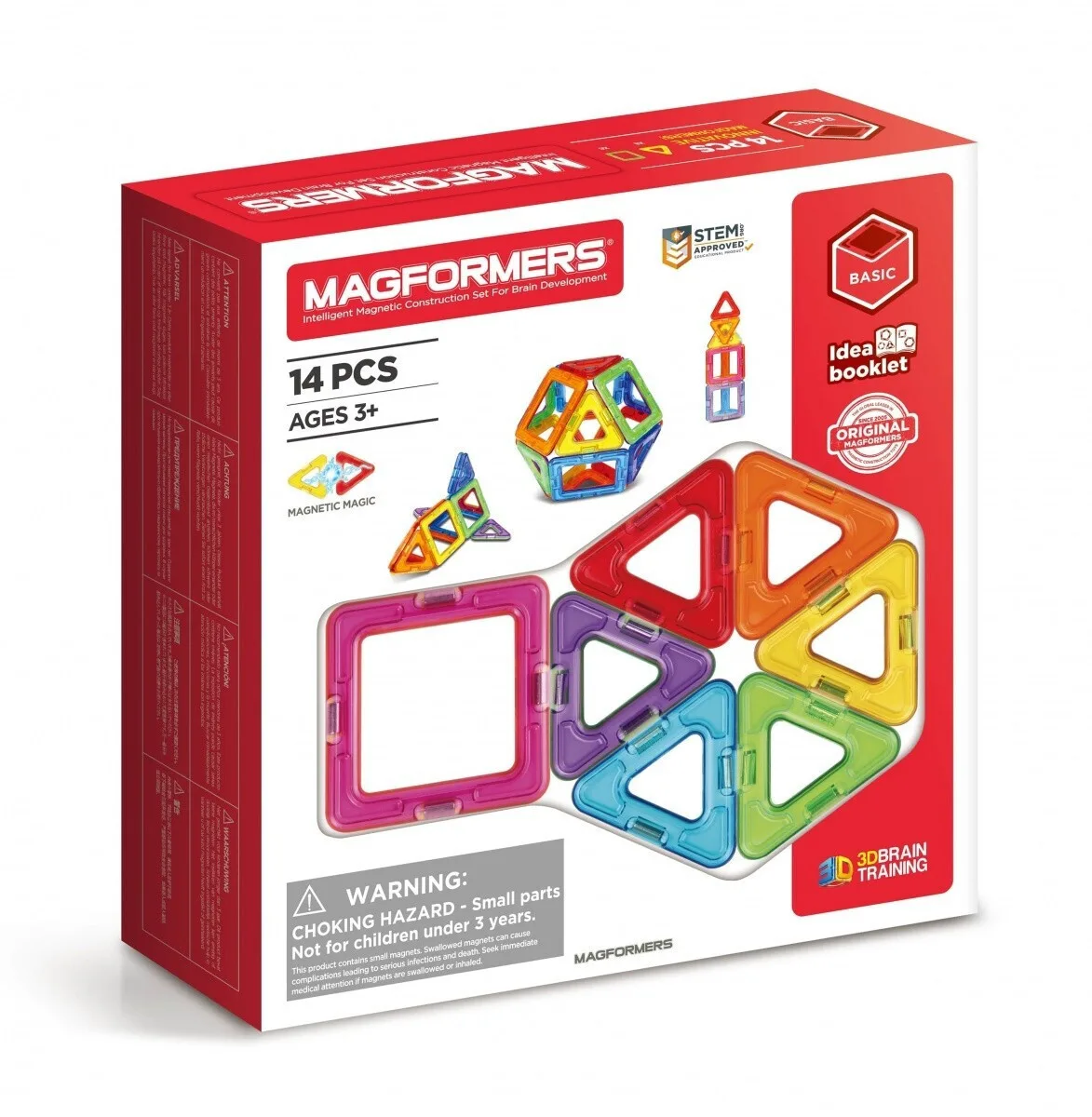 Magformers Μαγνητικό Παιχνίδι Κατασκευών 14 για Παιδιά 3+ Ετών 005-701003 - Image 1