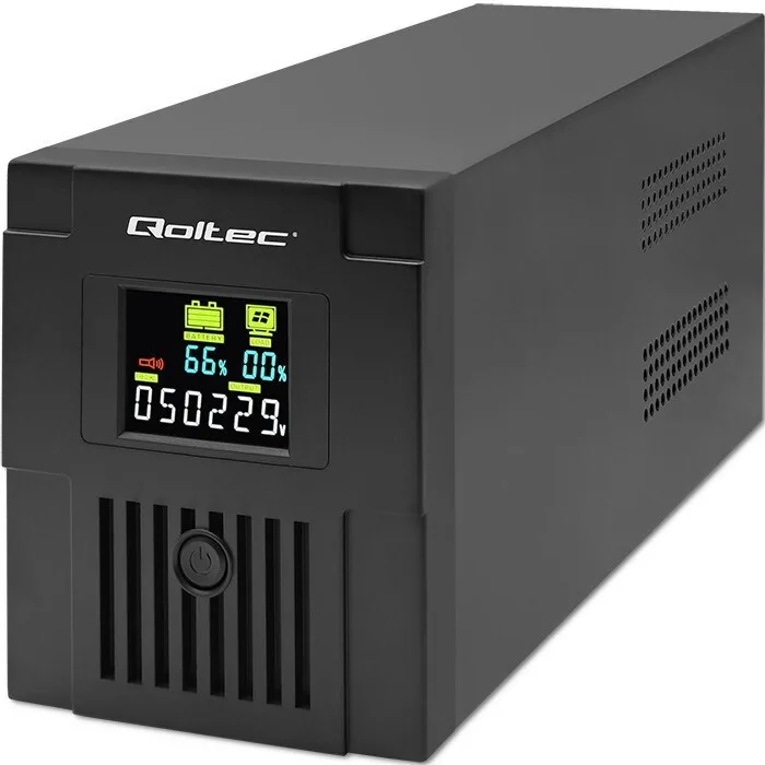 Qoltec UPS Line-Interactive 2000VA 1200W με 2 IEC Πρίζες - Image 1