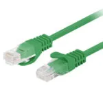 Lanberg U/UTP Cat.5e Καλώδιο Δικτύου Ethernet 3m Πράσινο 1τμχ PCU5-20CC-0300-G