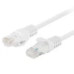 Lanberg U/UTP Cat.6 Καλώδιο Δικτύου Ethernet 0.5m Λευκό 1τμχ PCU6-20CC-0050-W