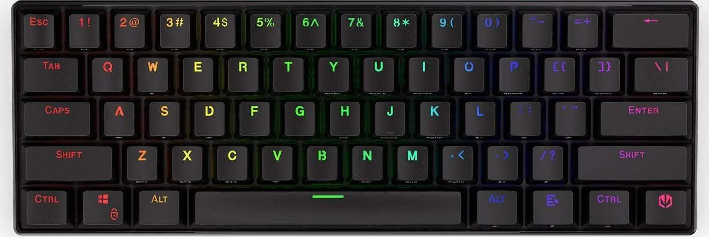 Endorfy Thock Compact Gaming Μηχανικό Πληκτρολόγιο Tenkeyless με Kailh Brown διακόπτες και RGB φωτισμό (Αγγλικό UK) - Image 1