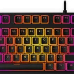 Krux Atax Pro RGB Gaming Μηχανικό Πληκτρολόγιο Tenkeyless με Outemu Black διακόπτες και RGB φωτισμό (Αγγλικό US)