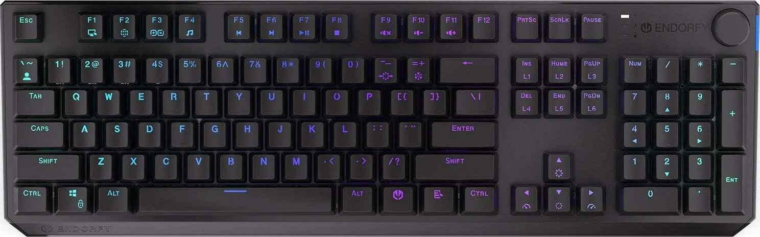 Endorfy Thock Ασύρματο Gaming Μηχανικό Πληκτρολόγιο με Kailh Box Red διακόπτες και RGB φωτισμό (Αγγλικό US) - Image 1