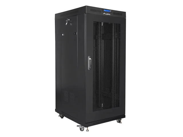 Lanberg Επιδαπέδια Καμπίνα Rack 27U 60x60cm Μαύρο FF01-6827-23BL - Image 1