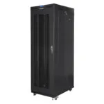 Lanberg Επιδαπέδια Καμπίνα Rack 27U Μαύρο FF01-8227-23BL