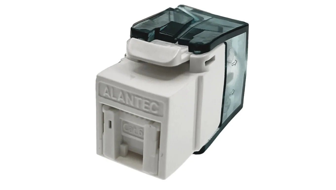 A-LAN Keystone Module RJ45 Toolless UTP Cat.6a Dual Transmission Pair 1τμχ - Image 1