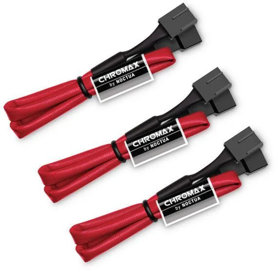 Noctua 4-Pin pwm - 4-Pin pwm Cable 0.3m Κόκκινο NA-SEC1.RED - Image 1
