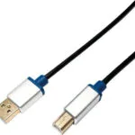 LogiLink USB 2.0 Cable USB-A male - USB-B male Μαύρο 2m BUAB220