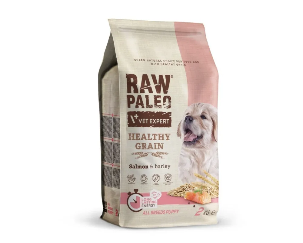20240207165721_raw_paleo_healthy_grain_2kg_xira_trofi_gia_koutavia_me_solomo_tono_kai_kreas Raw Paleo Raw Paleo Healthy Grain 2kg Ξηρά Τροφή χωρίς Γλουτένη για Κουτάβια με Σολομό, Τόνο και Κρέας - Image 1