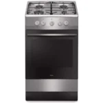 Amica 57GGH1.23OFP(XV) Κουζίνα Φυσικού Αερίου 56lt με Εστίες Φυσικού Αερίου Π50εκ. Silver