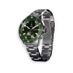 Withings Scanwatch Nova Stainless Steel 42mm Αδιάβροχο με Παλμογράφο (Dark Green)