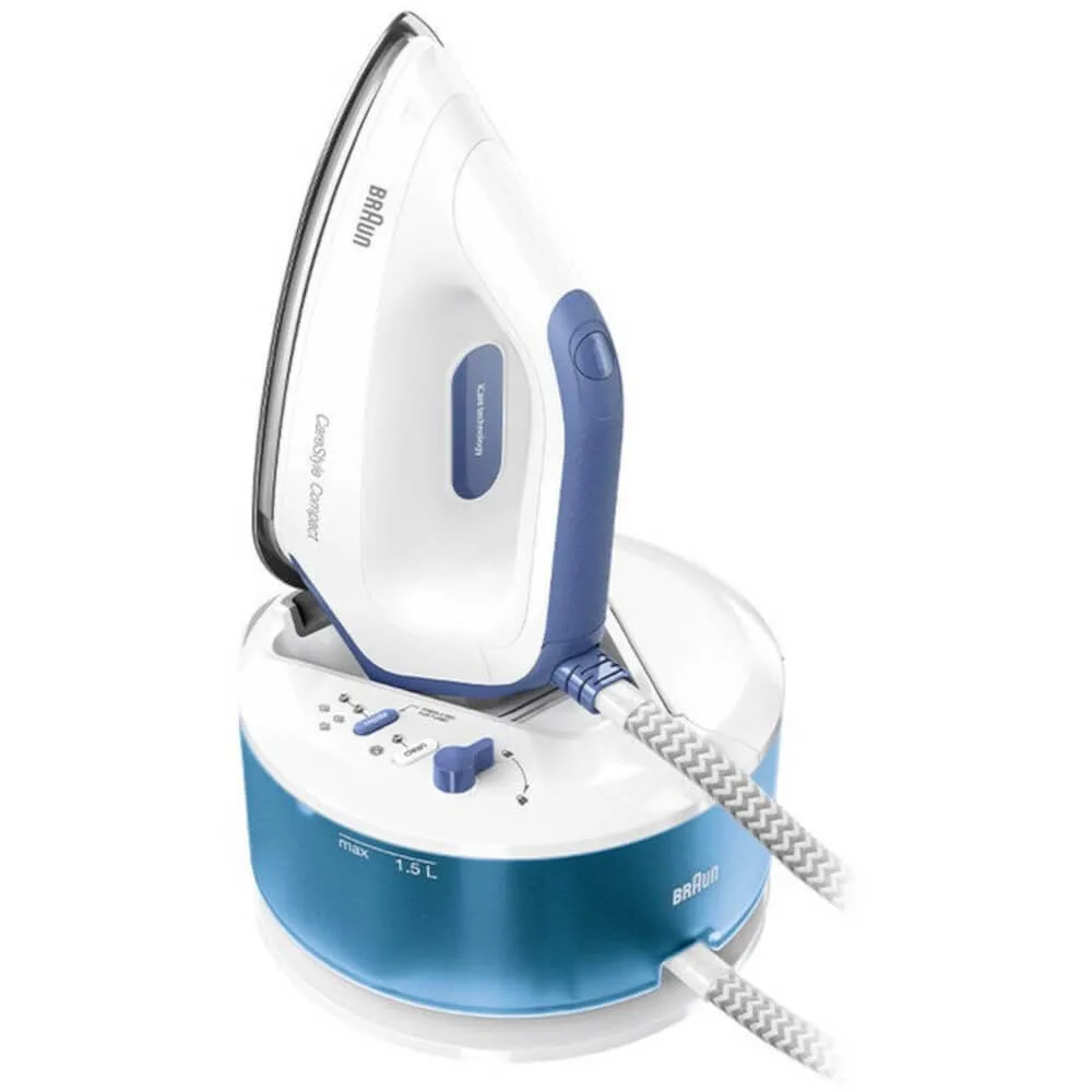 20240212165540_braun_is_2143_bl_systima_sideromatos_piesis_6bar_me_docheio_1_5lt Braun CareStyle Compact IS2143BL Σύστημα Σιδερώματος Πίεσης 6bar με Δοχείο 1.5lt - Image 1