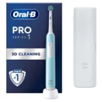 Oral-B Pro Series 1 Ηλεκτρική Οδοντόβουρτσα με Αισθητήρα Πίεσης και Θήκη Ταξιδίου Μπλε
