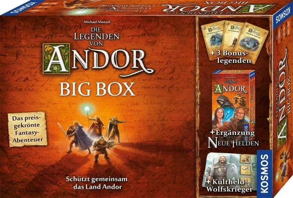 Επιτραπέζιο Παιχνίδι The Legends Of Andor - Big Box 10+ Ετών 683122 (GER) Kosmos - Image 1