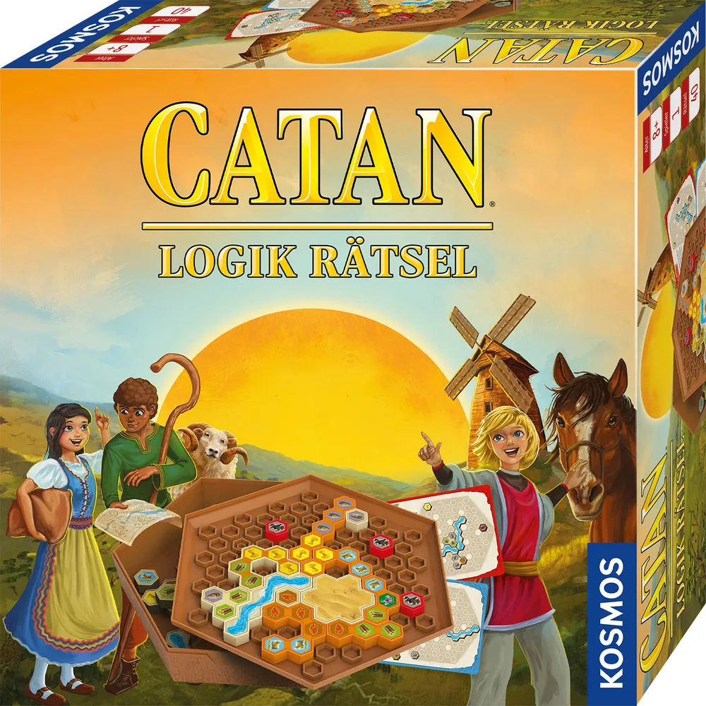 Επιτραπέζιο Παιχνίδι Catan Παζλ Σχημάτων για 1 Παίκτη 8+ Ετών 682293 (GER) Kosmos - Image 1