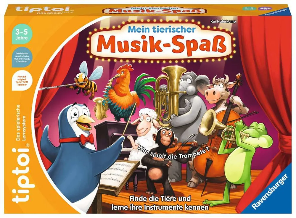 Επιτραπέζιο Παιχνίδι Musik Spab για 1-4 Παίκτες 3+ Ετών 00169 (GER) Ravensburger - Image 1