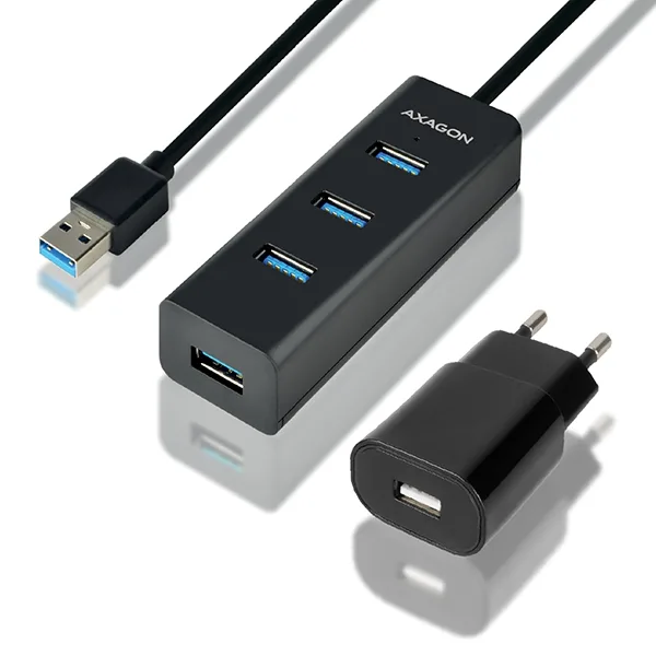 Axagon USB 3.2 Hub 4 Θυρών με σύνδεση USB-A (HUE-S2BP) - Image 1