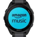 Garmin Forerunner 165 Music 43mm Αδιάβροχο Smartwatch με Παλμογράφο (Black/Slate Gray)