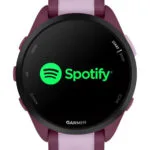 Garmin Forerunner 165 Music 43mm Αδιάβροχο Smartwatch με Παλμογράφο (Berry/Lilac)