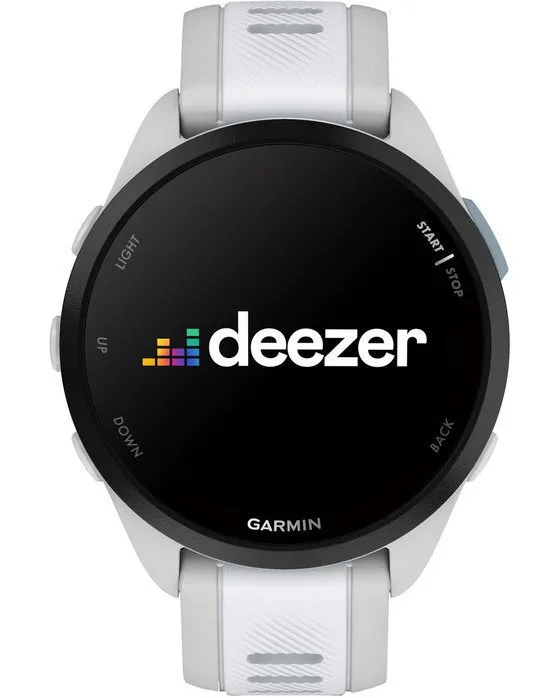 Garmin Forerunner 165 Music 43mm Αδιάβροχο Smartwatch με Παλμογράφο (Mist Gray/Whitestone) - Image 1