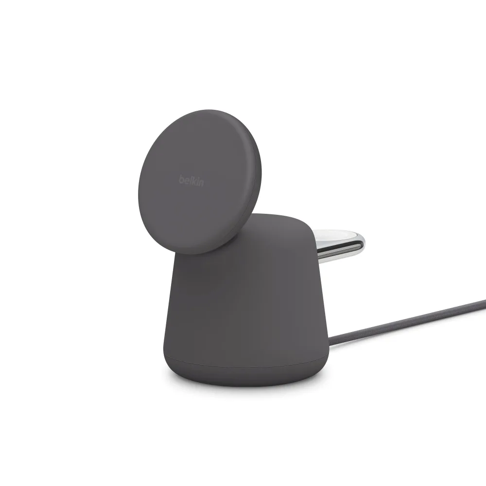 Belkin Φορτιστής Magsafe 15W Power Delivery Γκρι (Boostcharge Pro 2in1) - Image 1