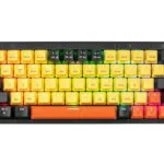 Tracer Gamezone EVO2 Gaming Μηχανικό Πληκτρολόγιο 65% με Custom διακόπτες και RGB φωτισμό (Αγγλικό US) Κίτρινο