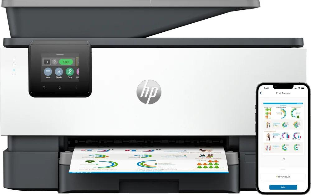 20240304121745_hp_officejet_pro_9125e_all_in_one_egchromo_polymichanima_inkjet HP OfficeJet Pro 9125e All-in-One Έγχρωμο Πολυμηχάνημα Inkjet - Image 1