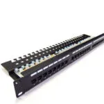 Digitus Patch Panel Shielded για Rack 1U 19" 24 Θυρών cat6 Μαύρο DN-91624S-EC