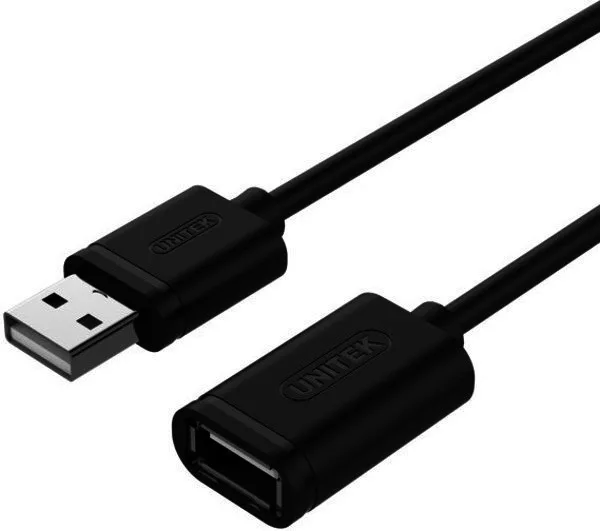 Unitek USB 2.0 Cable USB-A male - USB-A female 1.5m Y-C449GBK - Image 1