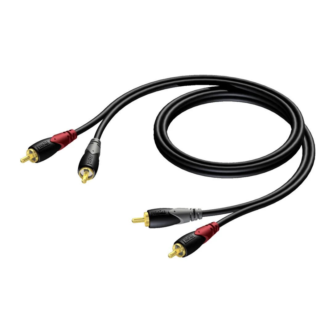20240305163726_procab_cable_2x_rca_male_2x_rca_male_cla800_0_5 Procab Cable 2x RCA male - 2x RCA male CLA800/0.5 - Image 1