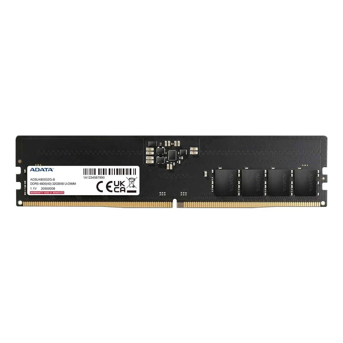 Adata Premier DDR5 με Module 1x8GB και Ταχύτητα 5600 για Desktop AD5U56008G-S - Image 1