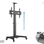 Multibrackets M Motorized Public Floorstand Single Pillar 170 HD MB-5834 Βάση Τηλεόρασης Δαπέδου έως 75" και 60kg