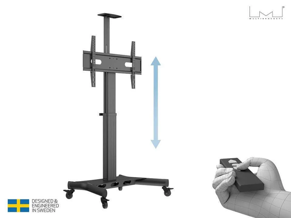 Multibrackets M Motorized Public Floorstand Single Pillar 170 HD MB-5834 Βάση Τηλεόρασης Δαπέδου έως 75" και 60kg - Image 1