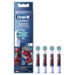 Oral-B Ανταλλακτικά Ηλεκτρικής Οδοντόβουρτσας Brush Heads Spider-Man 4τμχ για 3+ Χρονών