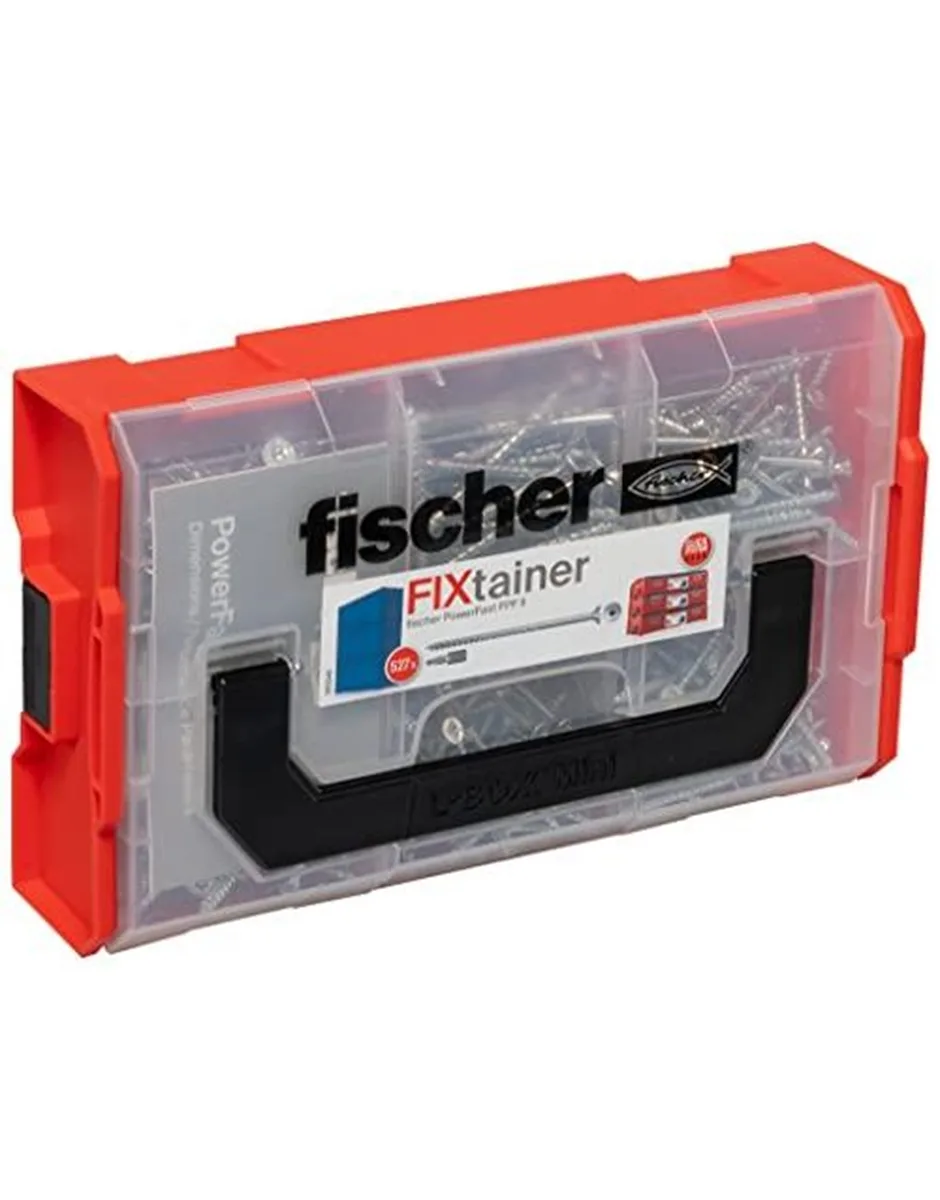fischer Βίδα Torx Γαλβανιζέ 525τμχ σε Κασετίνα Fixtainer Powerfast Ii 562272 - Image 1
