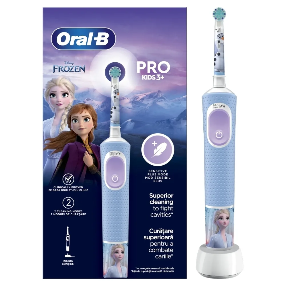 20240317025756_oral_b_ilektriki_odontovourtsa_vitality_pro_kids_frozen_3_eton_oral_b_1tem Oral-B Vitality Pro Παιδική Ηλεκτρική Οδοντόβουρτσα με Χρονόμετρο για 3+ Χρονών Frozen - Image 1
