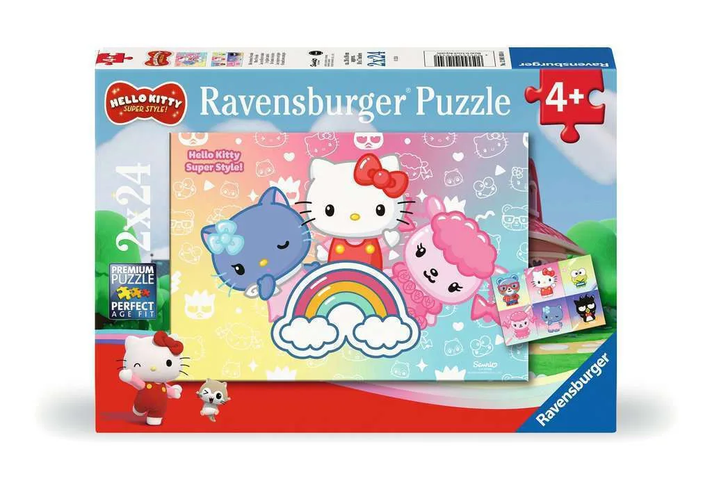 20240320105818_ravensburger_puzzle_hello_kitty_super_style_2x24p Ravensburger - Puzzle Hello Kitty Super Style 2x24p - Image 1