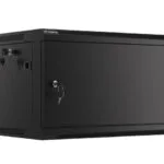 Lanberg Επιτοίχια Καμπίνα Rack 6U 60x60cm Μαύρο WF01-6406-00B
