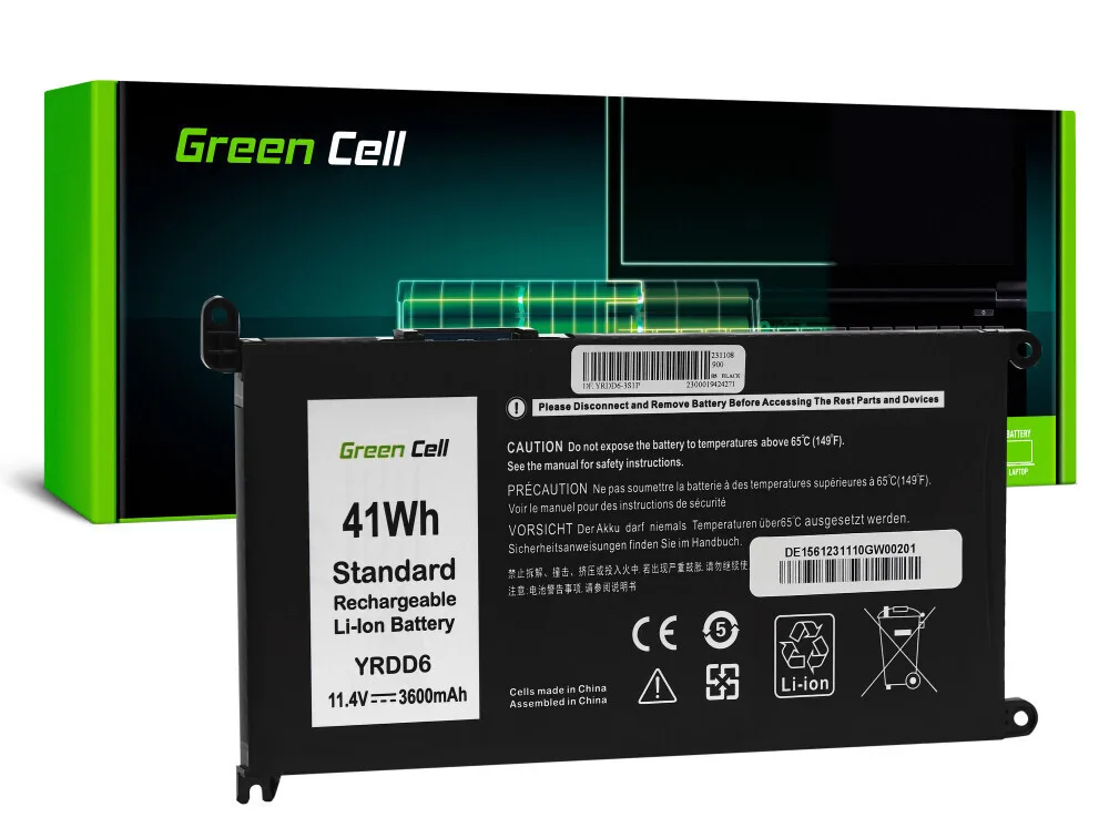 20240320173047_green_cell_symvati_mpataria_gia_dell_vostro_inspiron_me_3600mah Green Cell Συμβατή Μπαταρία για Dell Vostro / Inspiron με 3600mAh - Image 1