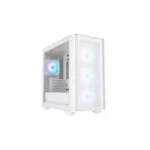 Asus A21 Plus Gaming Midi Tower Κουτί Υπολογιστή με Πλαϊνό Παράθυρο και RGB Φωτισμό Λευκό