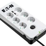 Eaton Πολύπριζο Aσφαλείας 6 Θέσεων με 2 USB-A, Διακόπτη και Καλώδιο 1.5m PB6UD