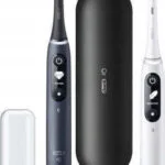 Oral-B iO Series 7 Water Flosser με Αισθητήρα Πίεσης και Θήκη Ταξιδίου Μαύρο Διπλή Συσκευασία