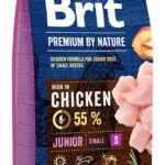Brit Junior 3kg Ξηρά Τροφή Σκύλων Μικρόσωμων Φυλών με Κοτόπουλο και Κρέας
