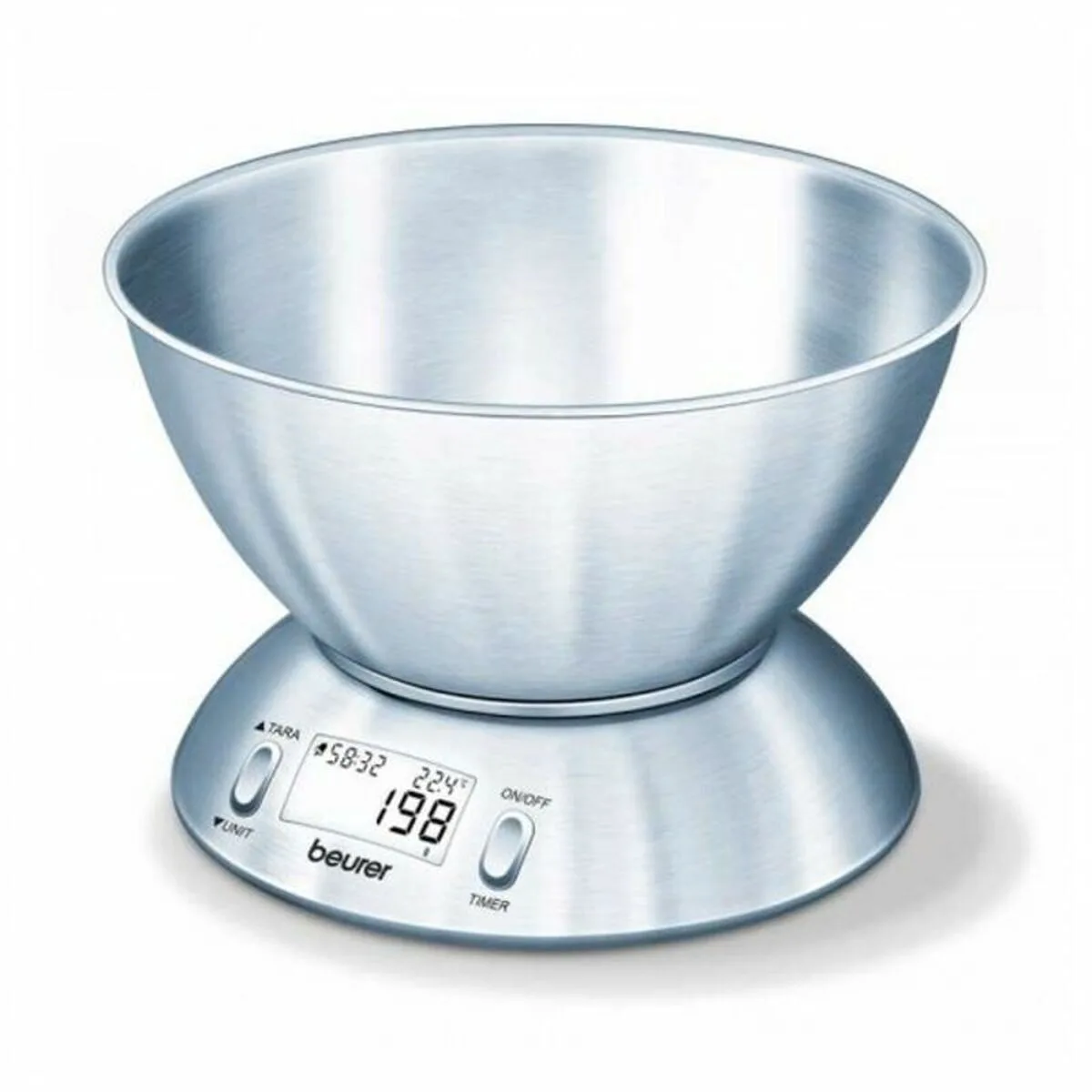 Beurer KS54 Ψηφιακή Ζυγαριά Κουζίνας με Κάδο 1gr/5kg Μαύρη 70840 - Image 1
