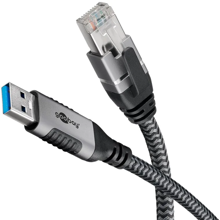 Goobay USB 2.0 Cable USB-A male - RJ45 Μαύρο 70299 - Image 1